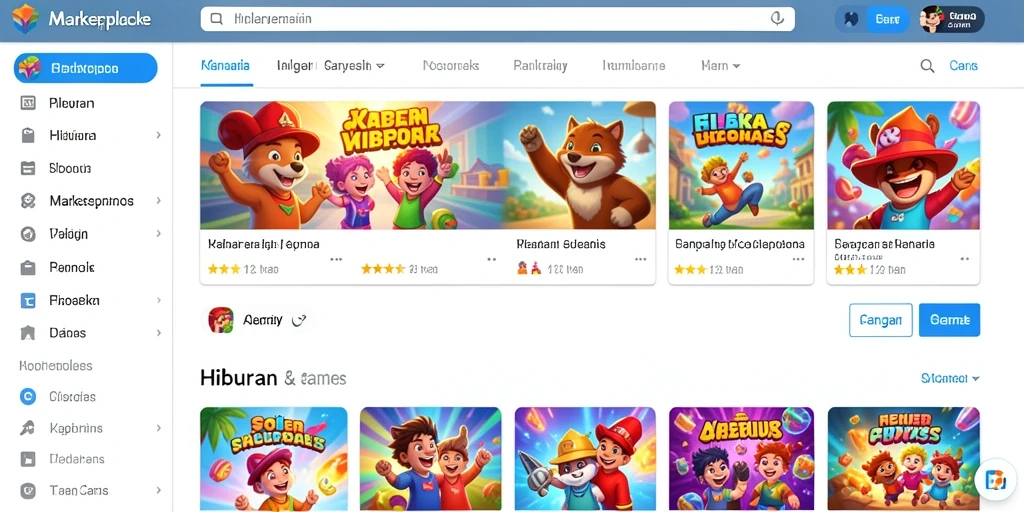 Menu utama aplikasi RAJACUAN yang menarik.