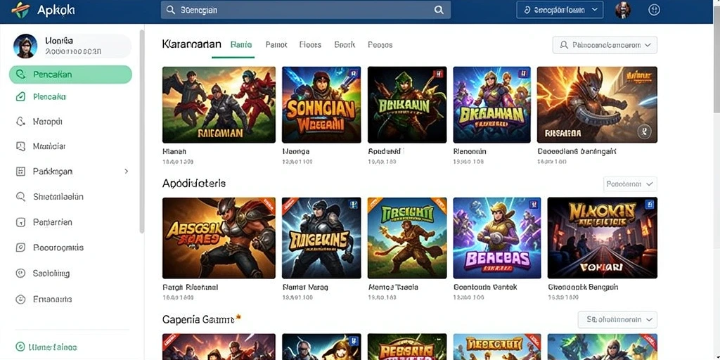 Tampilan awal permainan yang memukau.