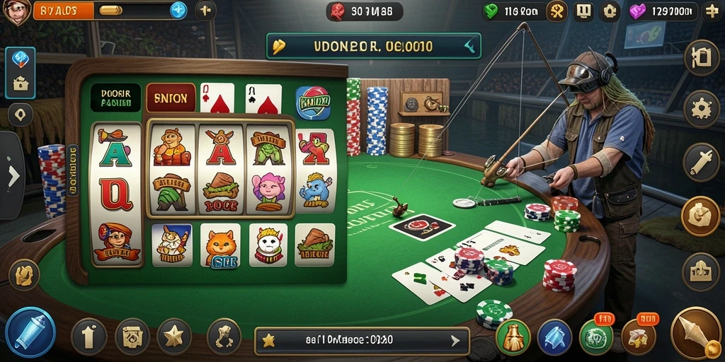 Screenshot menunjukkan antarmuka permainan yang menarik.